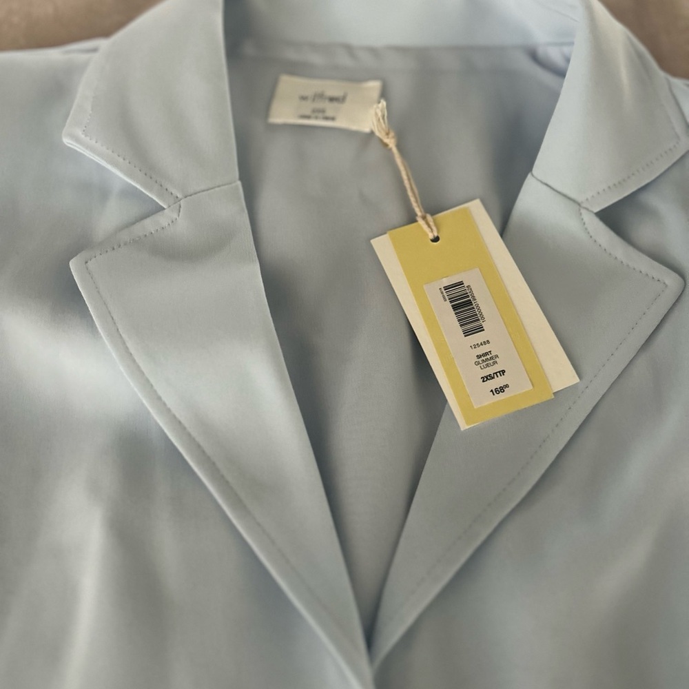 Aritzia Sky Blue Midi Dress - Picture 4 of 6